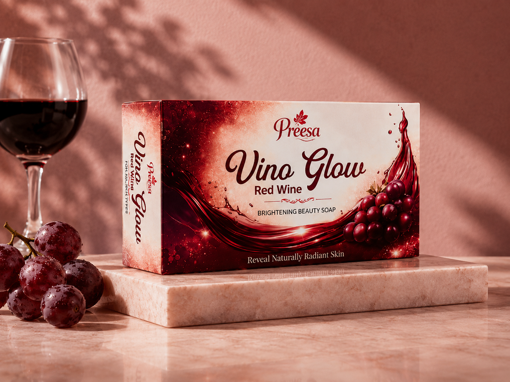 Vino Glow Red Wine Brightening Beauty Soap