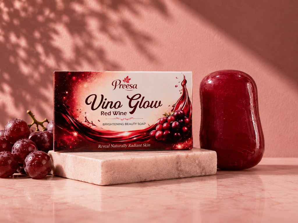 Vino Glow Red Wine Brightening Beauty Soap